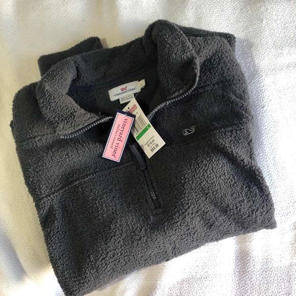 Vineyard Vines Tops - Vineyard Vines Fuzzy Classic Shep Shirt (Gray)